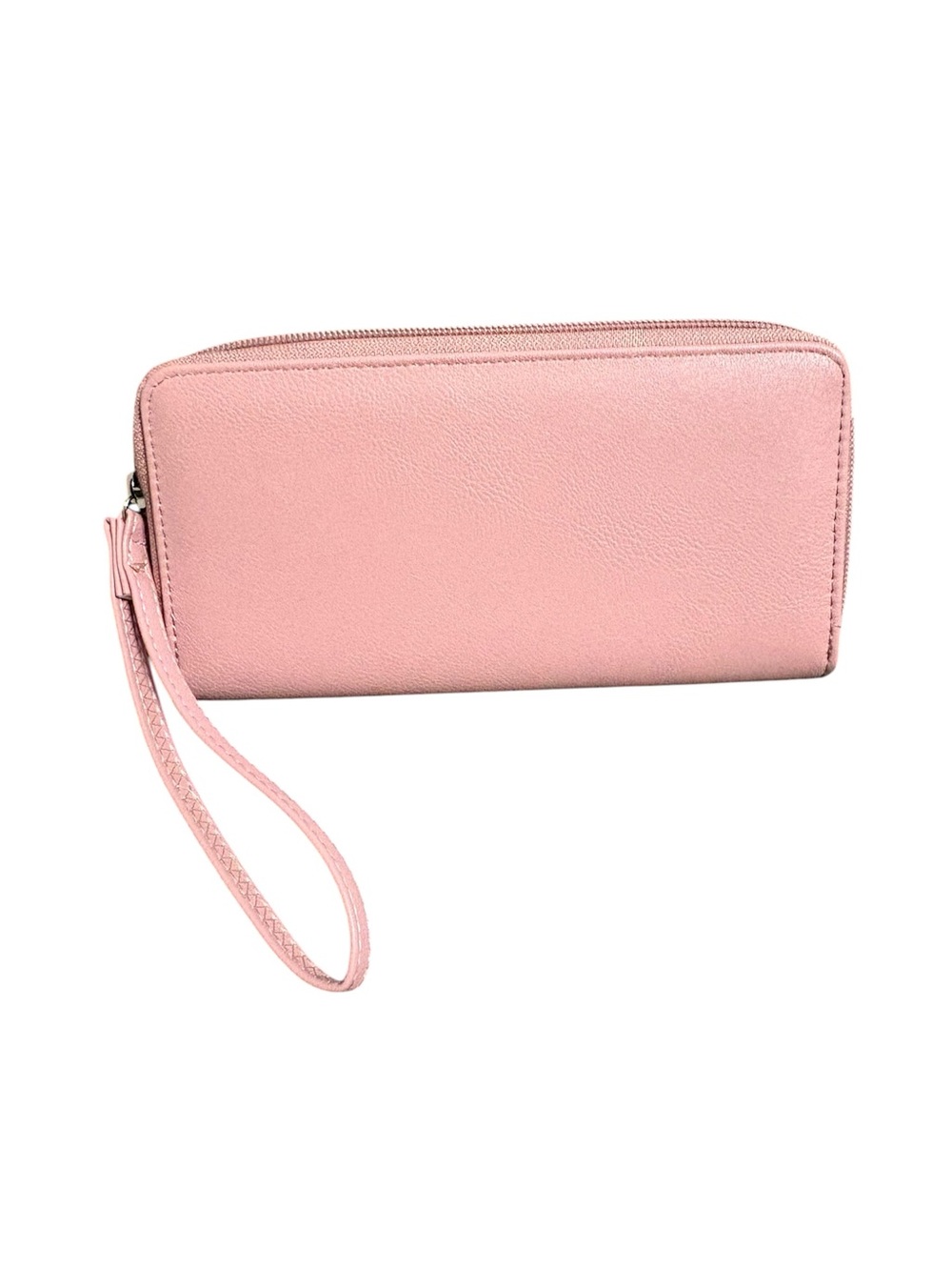 Tahari Blush Pink Zip Wristlet Clutch - Picture 2 of 4